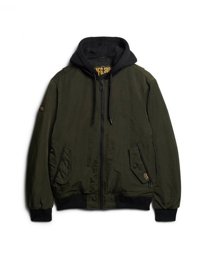 Superdry Military Hooded Μπουφάν M5011722A