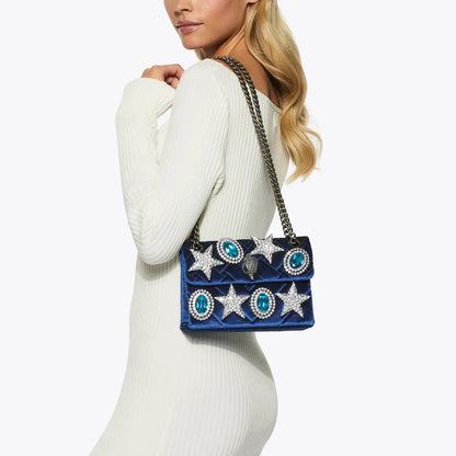 Kurt Geiger Mini Velvet Kensington Bag 5018780789