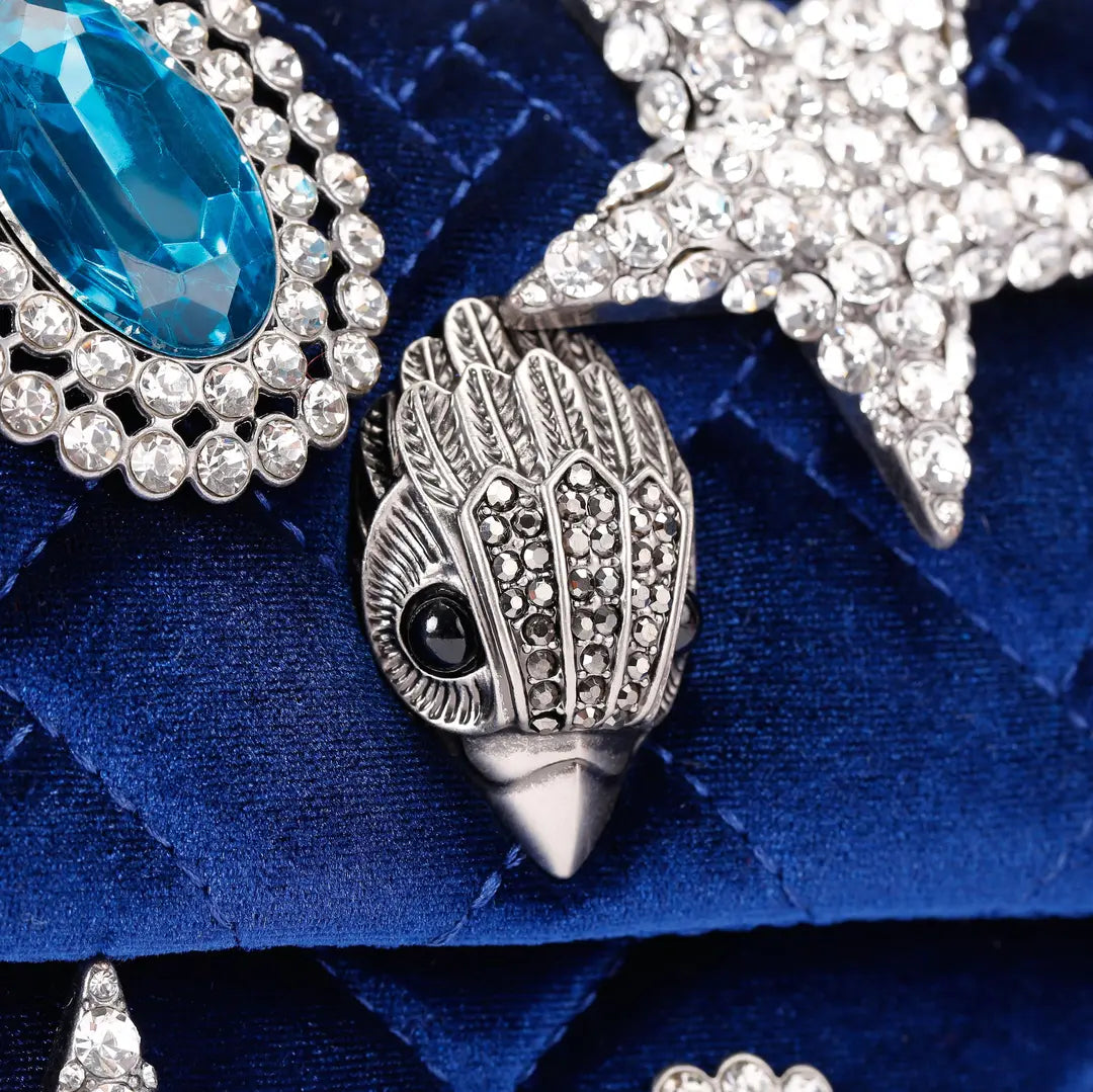 Kurt Geiger Mini Velvet Kensington Bag 5018780789