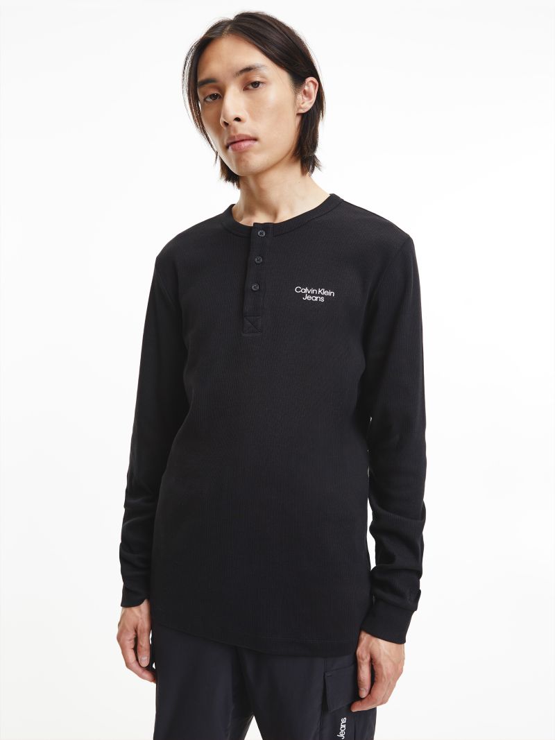 Calvin Klein Jeans Slim Long Sleeve Henley T-Shirt J30J321703
