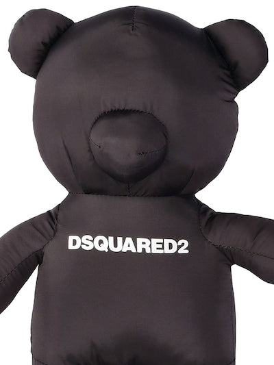 Dsquared2 Travel Lite Nylon Teddy Bear Toy In Black PLM000111702383