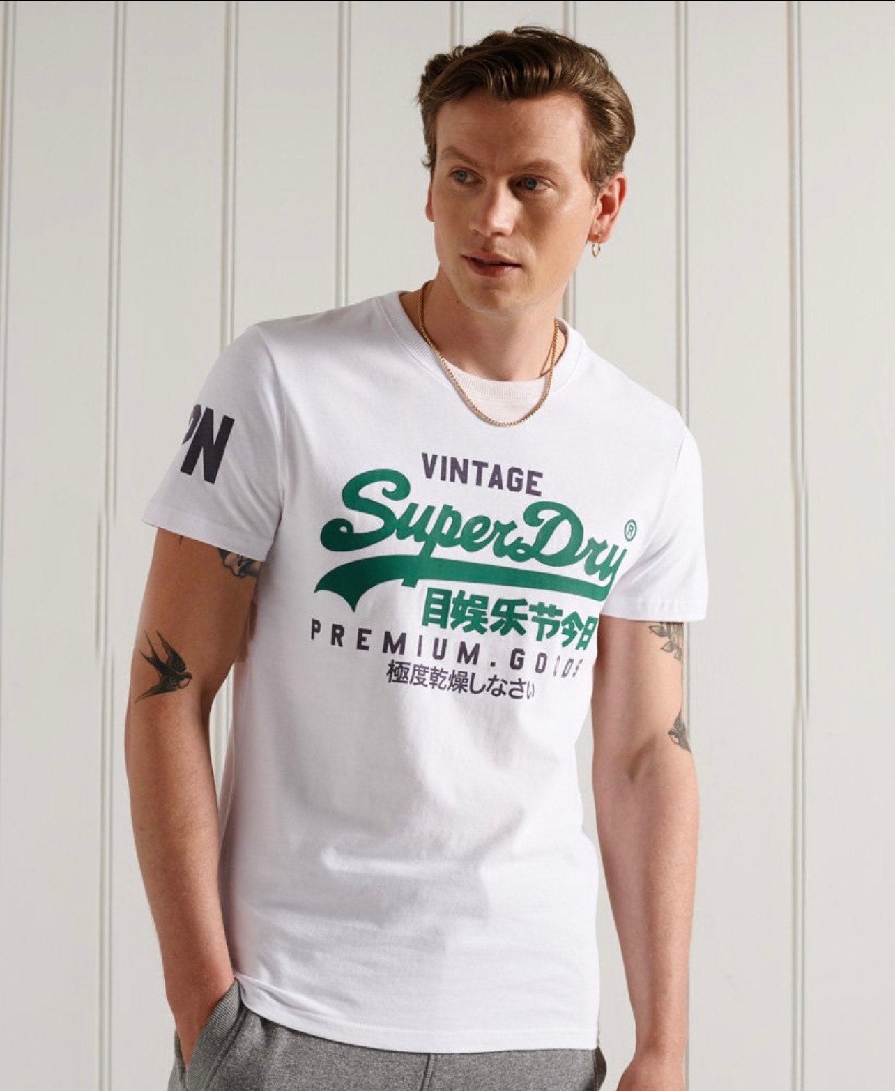 Superdry Vintage Logo T-Shirt Μ1011356A