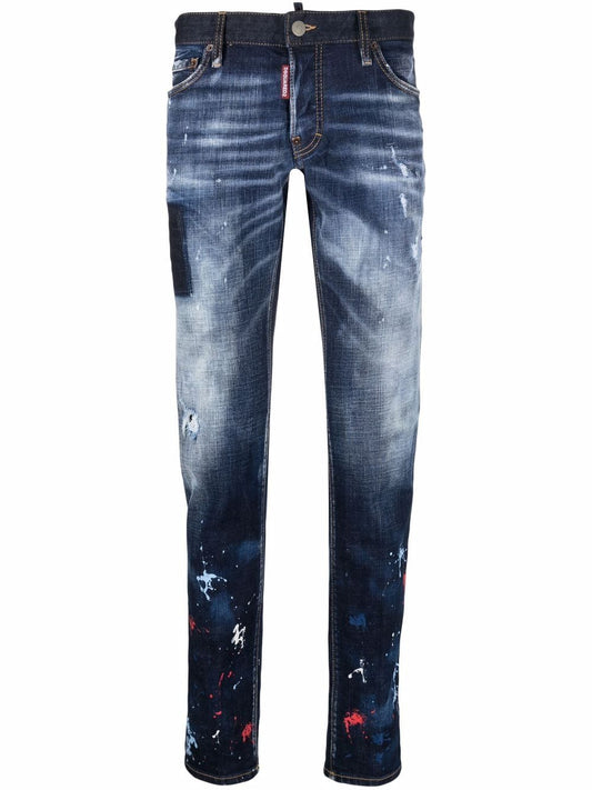 Dsquared2 distressed-finish slim jeans S71LB1010S30664