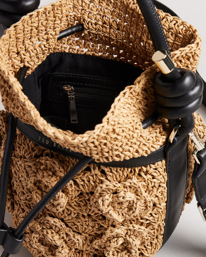 Ted Baker Maglili Straw Crochet Bucket Τσάντα - 262603