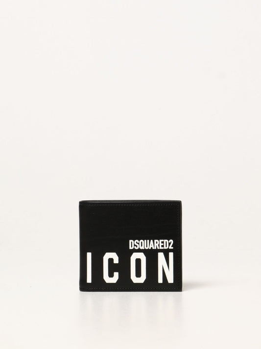 Dsquared2 leather Πορτοφόλι με Icon Logo WAM001512903205