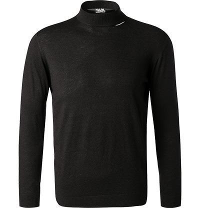 Karl lagerfld Sweater made of wool and silk Turtleneck knit