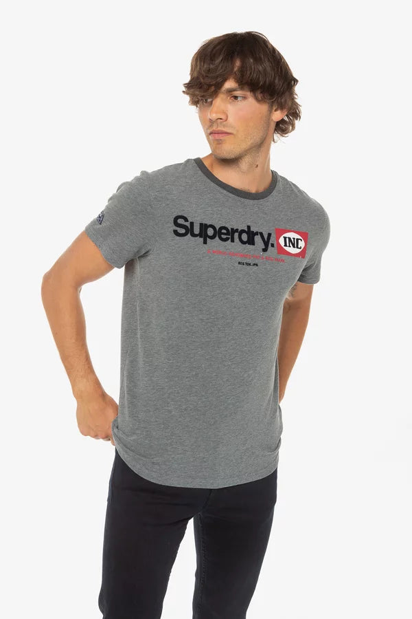 Super dry Vintage CL Ringer T-Shirt