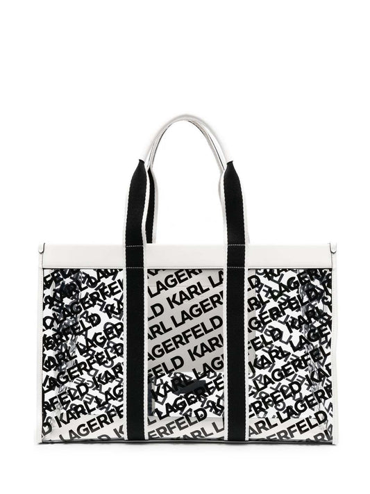 Karl Lagerfeld K/Logo Beach Tote Bag 230W3096