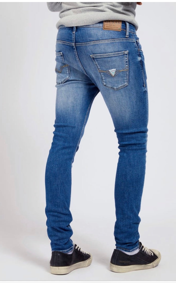 Guess Super Skinny Fit Denim Jeans M1RA27D4B71