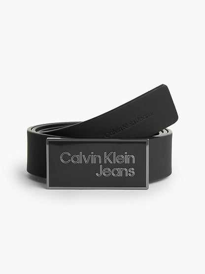 Calvin Klein jeans Leather Plaque Buckle Ζώνη K50K510161