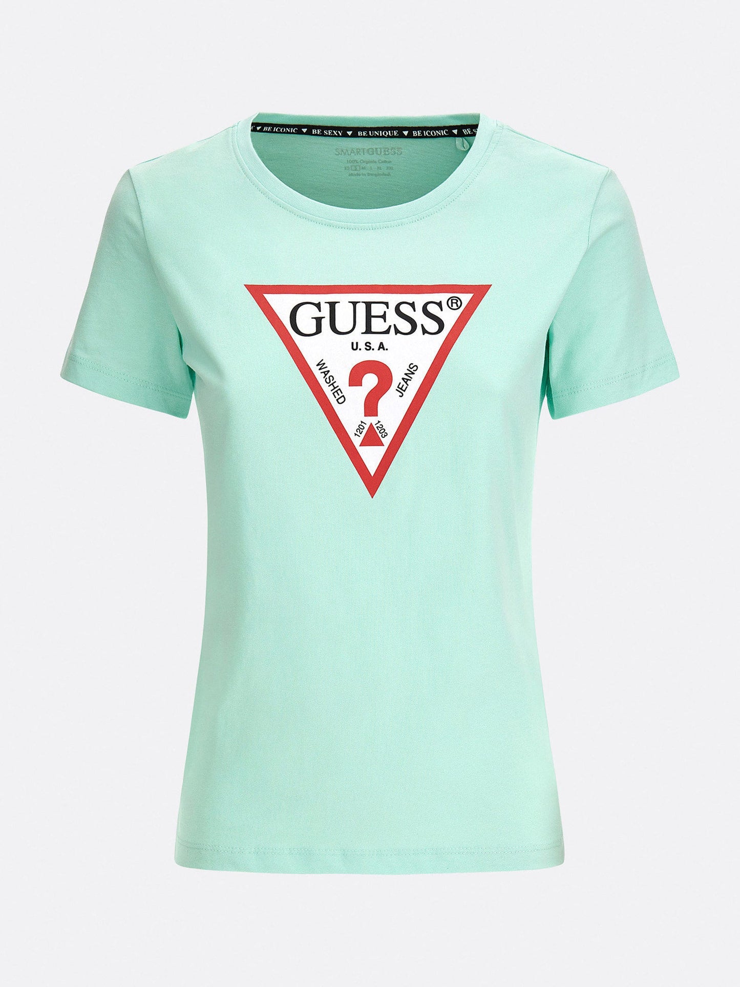 Guess T-shirt τριγωνικό Logo W1YI1BI3Z11