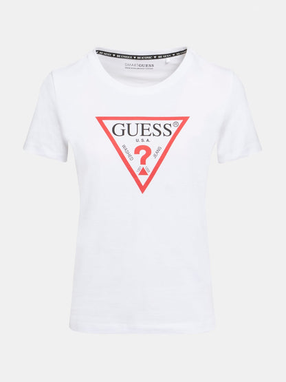 Guess T-shirt τριγωνικό Logo W1YI1BI3Z11