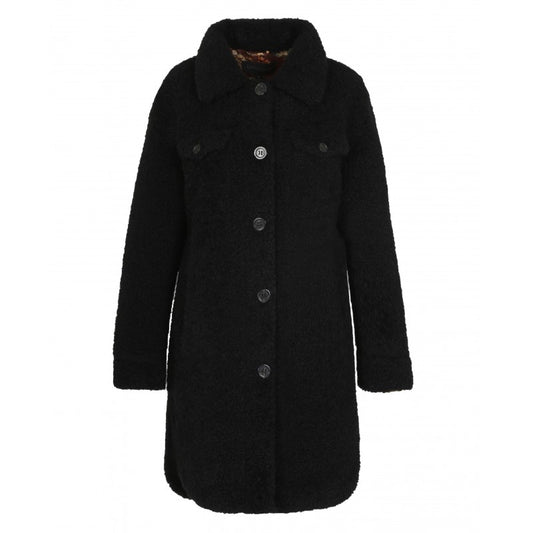 Oakwood Infusion-Curly Fur Overshirt Inspired Mid-Long Coat 64278