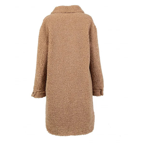 Oakwood Infusion-Curly Fur Overshirt Inspired Mid-Long Coat 64278