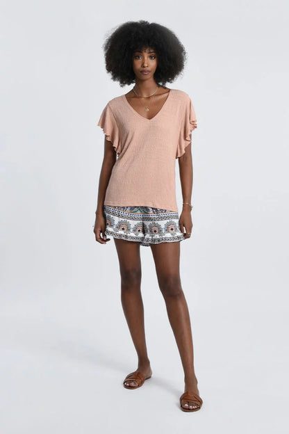 Molly Bracken Ladies Knitted Μπλουζάκι E1615BE