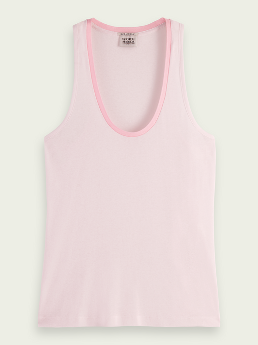 Scotch & Soda Scoop-Neck Jersey Tank Top 166220