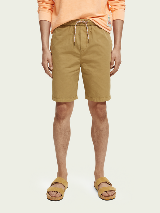 Scotch & Soda Garment-Dyed Organic Bermuda Shorts