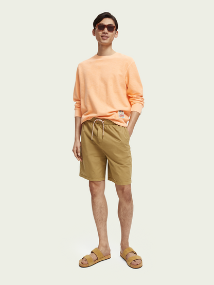 Scotch & Soda Garment-Dyed Organic Bermuda Shorts